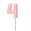 Vela 4 ROSA BEBÉ